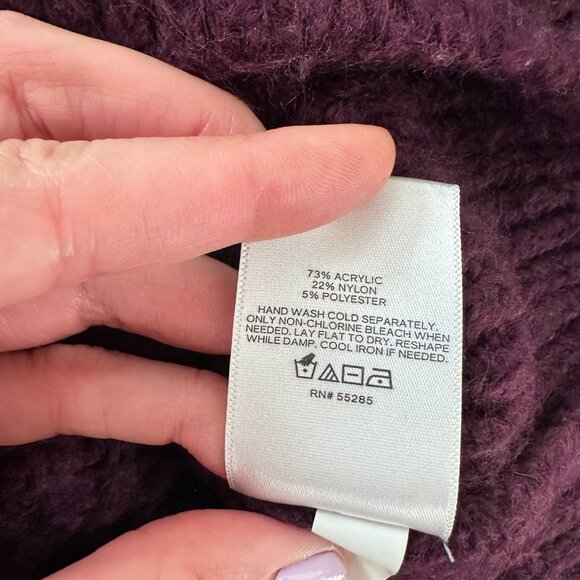 EXPRESS Open Cable Raglan Sleeve Sweater - Picture 7 of 9